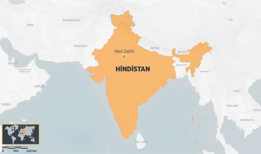 Hindistan, Güney Asya'da, Kuzey