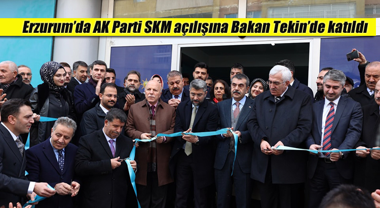 Memleketi Erzurum’da AK Parti