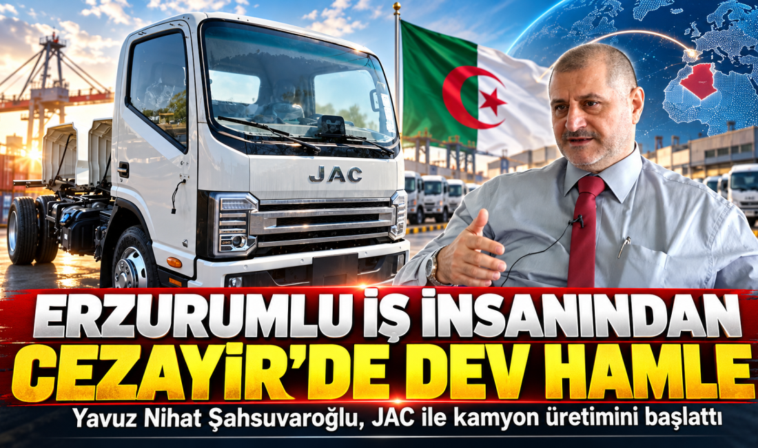 Erzurumlu iş insanı Yavuz Nihat Şahsuvaroğlu, Cezayir’de hayata geçirilen önemli
