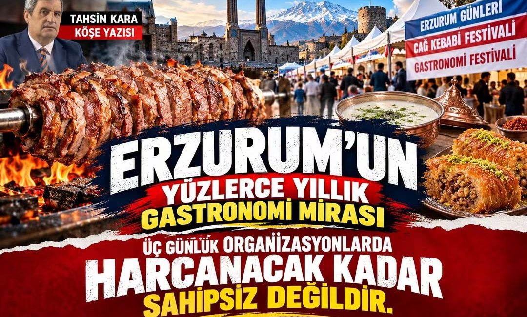 CAĞ KEBABI PAZAR TEZGÂHLARINDA HARCANACAK BİR DEĞER DEĞİLDİR Cağ kebabı